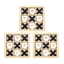 Jogo da Velha Montessori em Madeira – Brinquedo Educativo de Raciocínio para Crianças – Compre 2 Leve 3