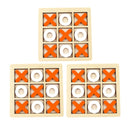 Jogo da Velha Montessori em Madeira – Brinquedo Educativo de Raciocínio para Crianças – Compre 2 Leve 3