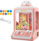 Máquina de Diversão Pega Ursinhos Infantil – Garra com Fichas e Brindes 