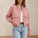 Blazer Decote V - Rosa