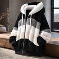 Jaqueta Feminina Oversize Pelucia Capuz Inverno 1